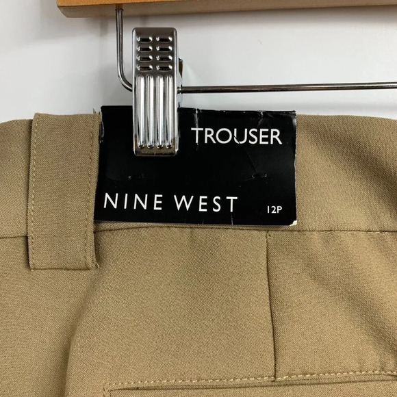 Nine West‎ Women's Mid Rise Stretch Petite Hem Work Trousers Size 12P NWT $79 - Picture 6 of 13
